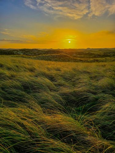 Sunrise in western Denmark