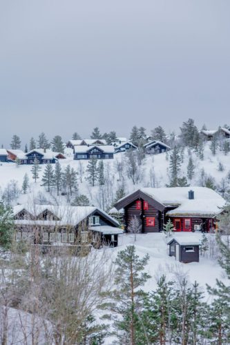 Mountain cabins with a view